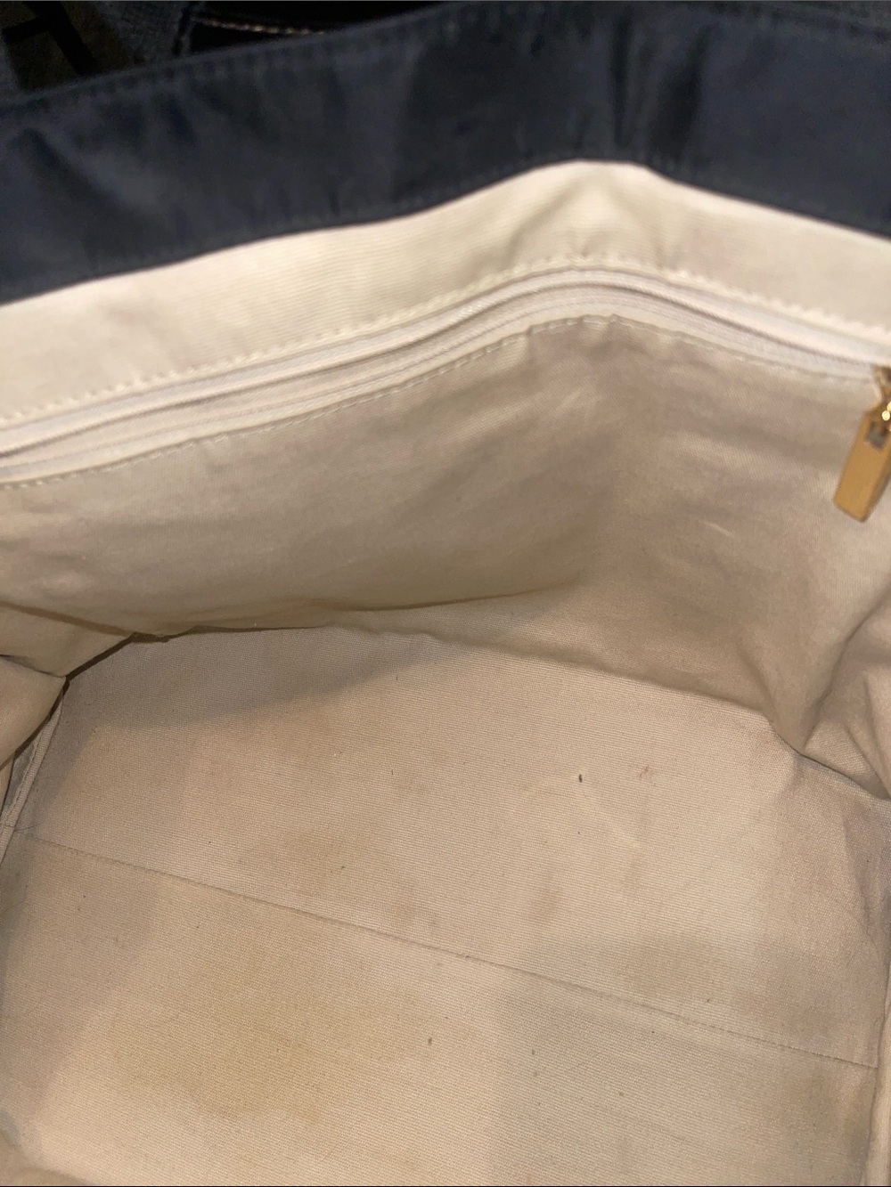 Tory Burch Black Nylon Tote with Patent Trim - Picture 8 of 9